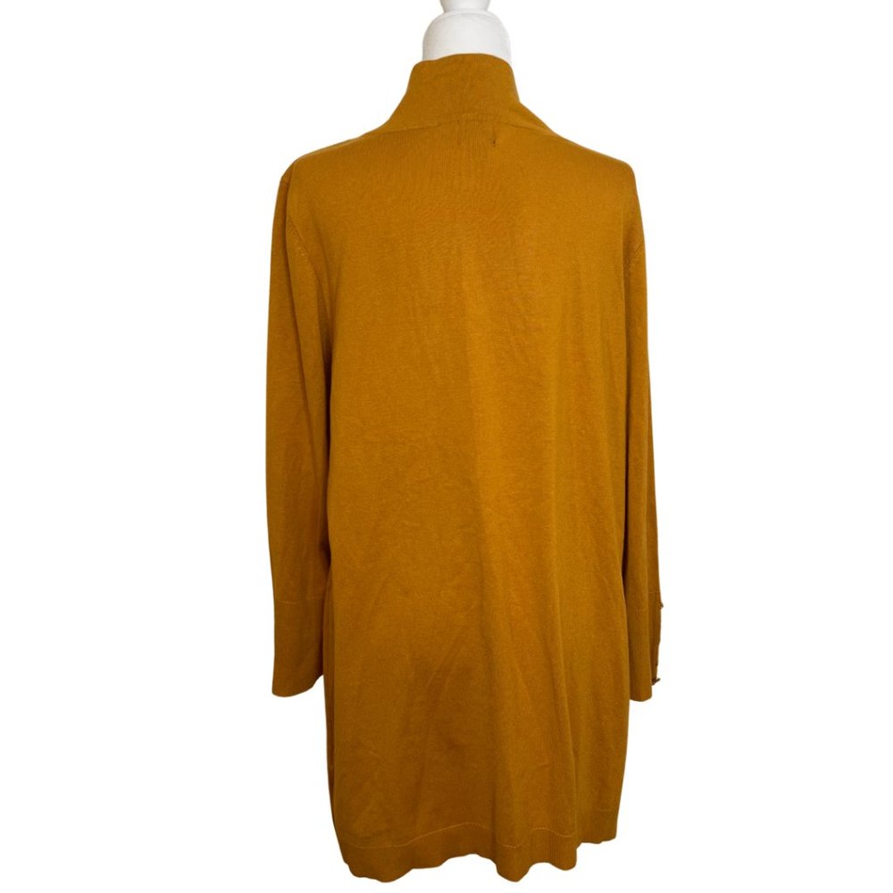 JM Collection Mustard Yellow Sweater XXL - Picture 2 of 5